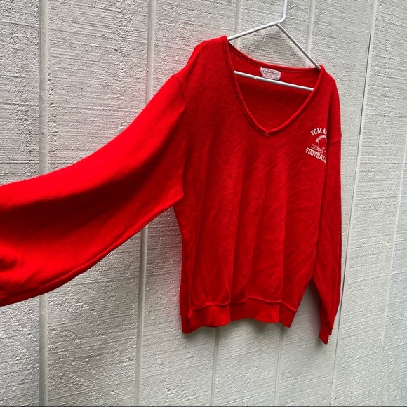 Vintage Football red sweater - Picture 5 of 6
